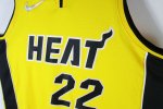 Maillot de Basket #22 Butler Miami Heat 21-22 earned Jaune